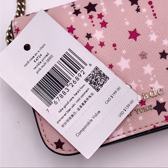 Kate Spade Staci Star Cardcase on a Chain - Picture 9 of 15
